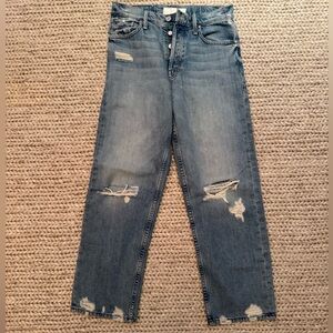 MOTHER Light Blue Denim Jeans